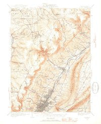 Altoona Pennsylvania Historical topographic map, 1:62500 scale, 15 X 15 Minute, Year 1920
