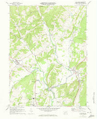 Alum Bank Pennsylvania Historical topographic map, 1:24000 scale, 7.5 X 7.5 Minute, Year 1971