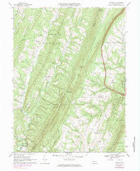 Amaranth Pennsylvania Historical topographic map, 1:24000 scale, 7.5 X 7.5 Minute, Year 1967