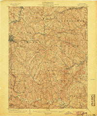 Amity Pennsylvania Historical topographic map, 1:62500 scale, 15 X 15 Minute, Year 1904