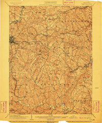 Amity Pennsylvania Historical topographic map, 1:62500 scale, 15 X 15 Minute, Year 1904