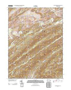 Andersonburg Pennsylvania Historical topographic map, 1:24000 scale, 7.5 X 7.5 Minute, Year 2013
