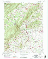 Arendtsville Pennsylvania Historical topographic map, 1:24000 scale, 7.5 X 7.5 Minute, Year 1944
