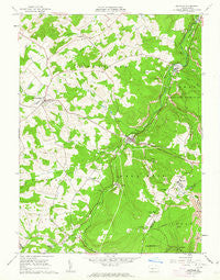 Ashville Pennsylvania Historical topographic map, 1:24000 scale, 7.5 X 7.5 Minute, Year 1961
