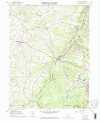 Ashville Pennsylvania Historical topographic map, 1:24000 scale, 7.5 X 7.5 Minute, Year 1961