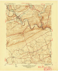 Auburn Pennsylvania Historical topographic map, 1:31680 scale, 7.5 X 7.5 Minute, Year 1946