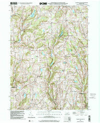 Auburn Center Pennsylvania Historical topographic map, 1:24000 scale, 7.5 X 7.5 Minute, Year 1999