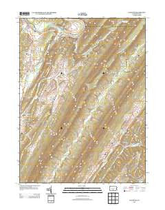 Aughwick Pennsylvania Historical topographic map, 1:24000 scale, 7.5 X 7.5 Minute, Year 2013