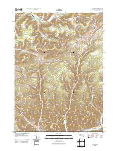 Austin Pennsylvania Historical topographic map, 1:24000 scale, 7.5 X 7.5 Minute, Year 2013