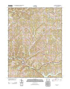 Avella Pennsylvania Historical topographic map, 1:24000 scale, 7.5 X 7.5 Minute, Year 2013