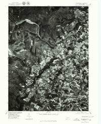 Bakersville Pennsylvania Historical topographic map, 1:24000 scale, 7.5 X 7.5 Minute, Year 1977