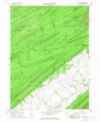 Barrville Pennsylvania Historical topographic map, 1:24000 scale, 7.5 X 7.5 Minute, Year 1966