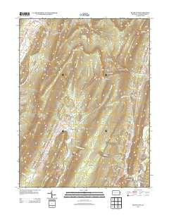 Beans Cove Pennsylvania Historical topographic map, 1:24000 scale, 7.5 X 7.5 Minute, Year 2013