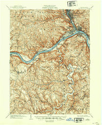 Beaver Pennsylvania Historical topographic map, 1:62500 scale, 15 X 15 Minute, Year 1904