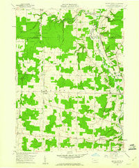 Beaver Center Pennsylvania Historical topographic map, 1:24000 scale, 7.5 X 7.5 Minute, Year 1959