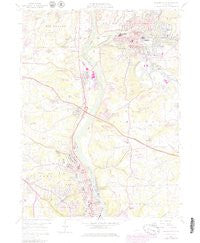 Beaver Falls Pennsylvania Historical topographic map, 1:24000 scale, 7.5 X 7.5 Minute, Year 1957