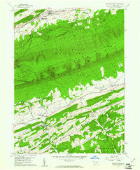 Beaver Springs Pennsylvania Historical topographic map, 1:24000 scale, 7.5 X 7.5 Minute, Year 1959