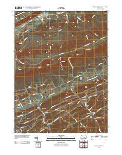 Beaver Springs Pennsylvania Historical topographic map, 1:24000 scale, 7.5 X 7.5 Minute, Year 2010