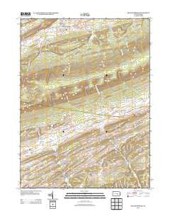 Beaver Springs Pennsylvania Historical topographic map, 1:24000 scale, 7.5 X 7.5 Minute, Year 2013