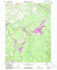 Beaverdale Pennsylvania Historical topographic map, 1:24000 scale, 7.5 X 7.5 Minute, Year 1963