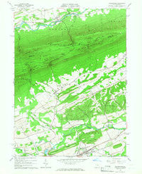 Beavertown Pennsylvania Historical topographic map, 1:24000 scale, 7.5 X 7.5 Minute, Year 1965