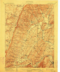 Bedford Pennsylvania Historical topographic map, 1:62500 scale, 15 X 15 Minute, Year 1910
