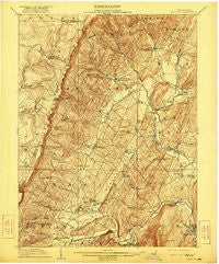 Bedford Pennsylvania Historical topographic map, 1:62500 scale, 15 X 15 Minute, Year 1910