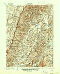 Bedford Pennsylvania Historical topographic map, 1:62500 scale, 15 X 15 Minute, Year 1910
