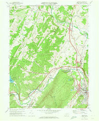 Bedford Pennsylvania Historical topographic map, 1:24000 scale, 7.5 X 7.5 Minute, Year 1971