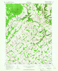 Bedminster Pennsylvania Historical topographic map, 1:24000 scale, 7.5 X 7.5 Minute, Year 1957