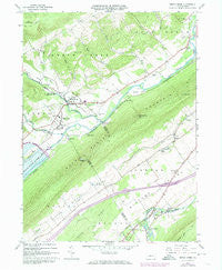 Beech Creek Pennsylvania Historical topographic map, 1:24000 scale, 7.5 X 7.5 Minute, Year 1967