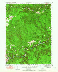 Benezette Pennsylvania Historical topographic map, 1:62500 scale, 15 X 15 Minute, Year 1941