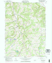 Bentley Creek Pennsylvania Historical topographic map, 1:24000 scale, 7.5 X 7.5 Minute, Year 1957