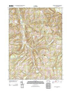 Bentley Creek Pennsylvania Historical topographic map, 1:24000 scale, 7.5 X 7.5 Minute, Year 2013