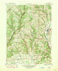 Benton Pennsylvania Historical topographic map, 1:31680 scale, 7.5 X 7.5 Minute, Year 1947