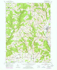 Benton Pennsylvania Historical topographic map, 1:24000 scale, 7.5 X 7.5 Minute, Year 1953