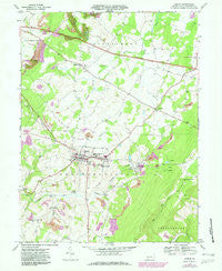 Berlin Pennsylvania Historical topographic map, 1:24000 scale, 7.5 X 7.5 Minute, Year 1967