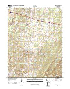 Berlin Pennsylvania Historical topographic map, 1:24000 scale, 7.5 X 7.5 Minute, Year 2013