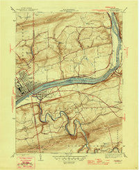 Berwick Pennsylvania Historical topographic map, 1:31680 scale, 7.5 X 7.5 Minute, Year 1946