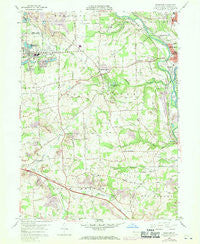 Bessemer Pennsylvania Historical topographic map, 1:24000 scale, 7.5 X 7.5 Minute, Year 1958