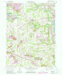 Bessemer Pennsylvania Historical topographic map, 1:24000 scale, 7.5 X 7.5 Minute, Year 1958