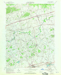 Bethel Pennsylvania Historical topographic map, 1:24000 scale, 7.5 X 7.5 Minute, Year 1955