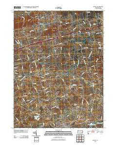 Bethel Pennsylvania Historical topographic map, 1:24000 scale, 7.5 X 7.5 Minute, Year 2010