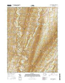 Big Cove Tannery Pennsylvania Current topographic map, 1:24000 scale, 7.5 X 7.5 Minute, Year 2016