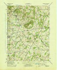 Biglerville Pennsylvania Historical topographic map, 1:31680 scale, 7.5 X 7.5 Minute, Year 1944