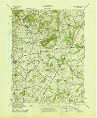 Biglerville Pennsylvania Historical topographic map, 1:31680 scale, 7.5 X 7.5 Minute, Year 1944
