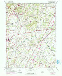 Biglerville Pennsylvania Historical topographic map, 1:24000 scale, 7.5 X 7.5 Minute, Year 1944