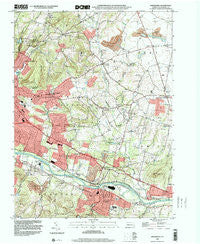 Birdsboro Pennsylvania Historical topographic map, 1:24000 scale, 7.5 X 7.5 Minute, Year 1999