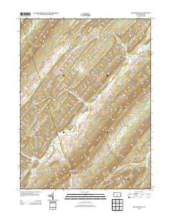 Blairs Mills Pennsylvania Historical topographic map, 1:24000 scale, 7.5 X 7.5 Minute, Year 2013