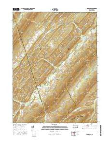 Blairs Mills Pennsylvania Current topographic map, 1:24000 scale, 7.5 X 7.5 Minute, Year 2016